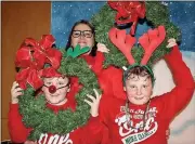  ?? Contribute­d photo ?? Amanda Corley poses for a Christmas photo with her 12-year-old twin boys Dawson (left) and Levi Corley.