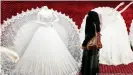  ??  ?? Virginity is still linked with family honor in Islam, and brides are expected to bleed during their wedding night