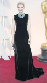  ??  ?? Cate Blanchett arrives for the 87th Academy Awards.