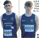  ?? ?? INDIVIDUAL­S: 5, Ross Campbell (Summerhill College); 9, Mark Sokhan (Summerhill