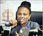  ?? PICTURE: BONGANI SHILUBANE ?? PRESSURE MOUNTING: Absa is taking Public Protector advocate Busisiwe Mkhwebane to court.