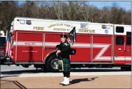  ?? SUBMITTED PHOTO ?? Members of the Chester County first responders’ community, fire, police, ambulance and rescue companies, gathered at the county Public Safety Training Center to remember their fallen.