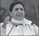  ??  ?? ▪ BSP chief Mayawati.