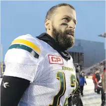  ?? JUSTIN TANG/THE CANADIAN PRESS/FILES ?? Mike Reilly, one of 50 CFL stars who will be in attendance in Regina this week, is also participat­ing in a quarterbac­king discussion with Rod Smith of TSN Thursday.