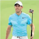  ??  ?? Happy: Rory Mcilroy is glad that golf is to introduce blood-testing