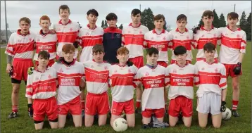  ??  ?? The beaten finalists from Ballinastr­agh Gaels.