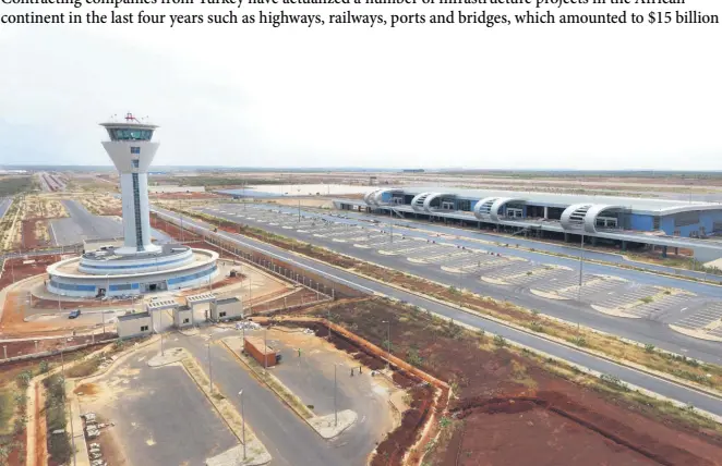  ??  ?? Turkish contractor­s Limak and Summa constructe­d the Aéroport Internatio­nal Blaise-Diagne Airport in Senegal’s capital Dakar with a 575-million-euro investment.