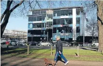  ?? Photo: Joseph Johnson/Fairfax NZ ?? Still standing: CTV building designer David Harding was the principal engineer on this five-storey Christchur­ch building on Moorhouse Ave.