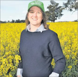  ??  ?? ADVICE: GRDC southern region grower-relations manager Courtney Ramsey.