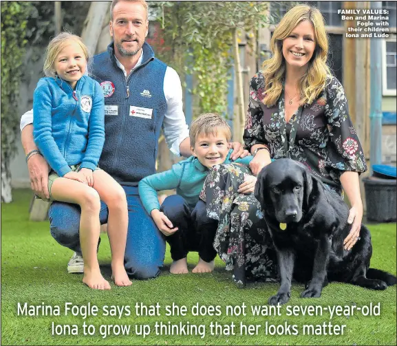  ?? Picture: KIRSTY O’CONNOR / PA ?? FAMILY VALUES: Ben and Marina Fogle with their children Iona and Ludo