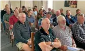  ?? STUFF ?? Farmers vented their frustratio­ns about erosion and gravel build-up at a Mataura river liaison committee meeting at Riversdale on Thursday.