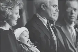  ??  ?? Cindy, Meghan and John McCain in March of 1985. ROB SCHUMACHER/THE REPUBLIC