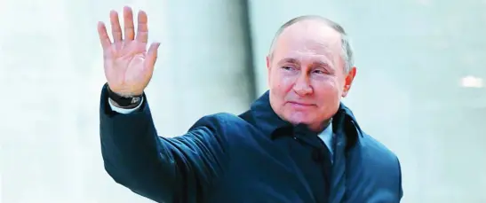  ?? AP ?? Putin ha elevado el tono de sus decisiones contra Occidente