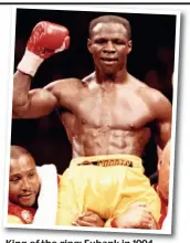  ?? ?? King of the ring: Eubank in 1994