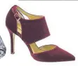  ??  ?? Deichmann Star Collection velvet heeled shoes £24.99