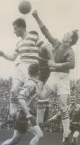  ??  ?? HOOPS LEGEND: Shay Keogh in action for Shamrock Rovers