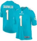  ?? COURTESY NFL SHOP ?? Tua Tagovailoa has the top two-selling jerseys at NFLShop.com.