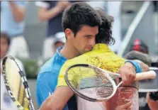  ??  ?? Nadal y Djokovic, en el torneo de Madrid en 2009.