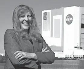 ?? PROVIDED BY CORY S HUSTON/NASA ?? Teresa Kinney, NASA’s Deep Space Logistics Team chief engineer, is based at Kennedy Space Center. She began her career with NASA in the 1980s.