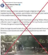  ?? ?? This is from a video of Boko Haram terrorists invading an enclave in Sambisa Forest and not perpetrato­rs of Plateau massacre jubilating after killing their victims.