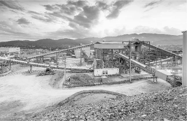  ?? Courtes yofTahoeRe­sources ?? Tahoe Resources’ Escobal mill in Guatemala has been producing silver since it began commercial production in January 2014.