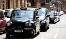  ??  ?? Concerns have been raised over the financial plight of taxi drivers