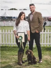  ??  ?? Laura Croft met her partner, Martyn Long, through Best Family Gundog Remi