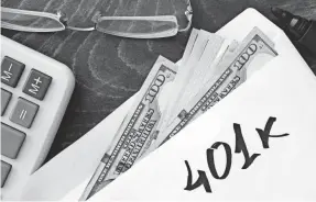  ?? GETTY IMAGES/ISTOCK ?? Many people hold excess cash cushions inside and outside 401(k) plans. The more cash you stockpile, the less your portfolio can lift.