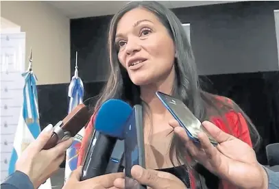  ?? río grande ?? La presidenta del Concejo Deliberant­e, Guadalupe Zamora, defendió el aumento