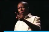  ??  ?? Julius Malema