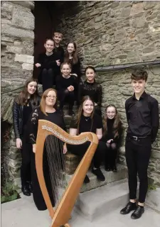  ??  ?? Louth Music Generation Harp Ensemble will be appearing as part of the Tholsel Ssssions.