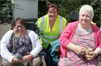  ??  ?? Theresa Ryan, Enniscorth­y, Chelsea Grant, Ballycanew and Theresa Carley, Wexford.