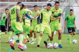  ?? FOTO ?? Envigado necesita ganar en casa y recuperar terreno. Igual que su rival, viene de lograr un empate.