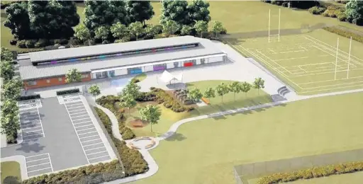  ??  ?? How the new Cwmaman school will look