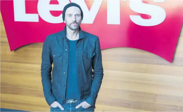  ?? ?? Paul Dillinger, vice-president of global product innovation, says Levi’s has targets to help keep clothes out of landfill.