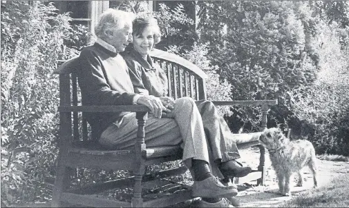  ??  ?? COMPOSITIO­N: Andrzej Panufnik with his wife Camilla at their home in London in 1990, the year before the composer’s death. Last year was the centenary of his birth.