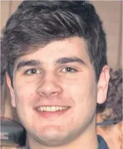  ??  ?? Chemistry student Duncan Sim was last seen on March 14.
