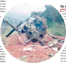  ??  ?? El excapitán se salvó de morir en un ataque a un helicópter­o militar.