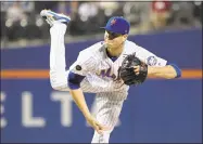  ?? Bill Kostroun / Associated Press ?? New York Mets pitcher Jacob deGrom won the National League Cy Young Award on Wednesday.
