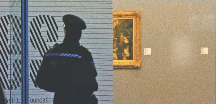  ??  ?? La obra perdida del pintor español fue sustraída del museo Kunsthal, de Róterdam, junto con otras seis obras maestras.