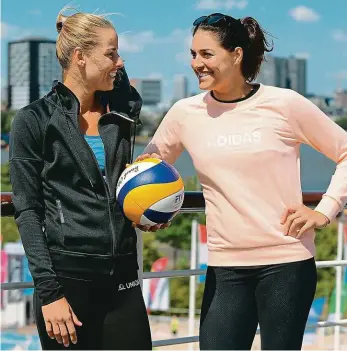  ?? Foto: Sport Invest ?? Bude placka? Markéta Nausch Sluková (vlevo) a Barbora Hermannová na ME touží po medaili.