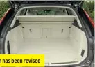  ??  ?? Rear space is good, at the slight expense of boot space, which is 505 litres; touchscree­n has been revised