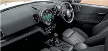  ??  ?? Interior quality has taken a big step up, but Mini just can’t let go of that cheesy central screen.