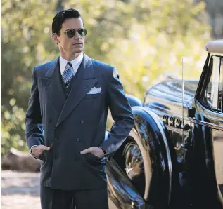  ?? PHOTOS: AMAZON ?? Matt Bomer kept passages from F. Scott Fitzgerald’s The Last Tycoon close during filming.