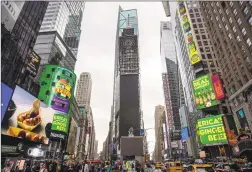  ?? Reed's / Contribute­d photo ?? Reed’s advertisin­g at Times Square in New York City in this spring.