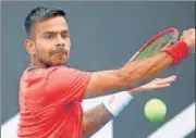  ?? AP ?? Sumit Nagal lost of world No. 46 Albert Ramos-vinolas.