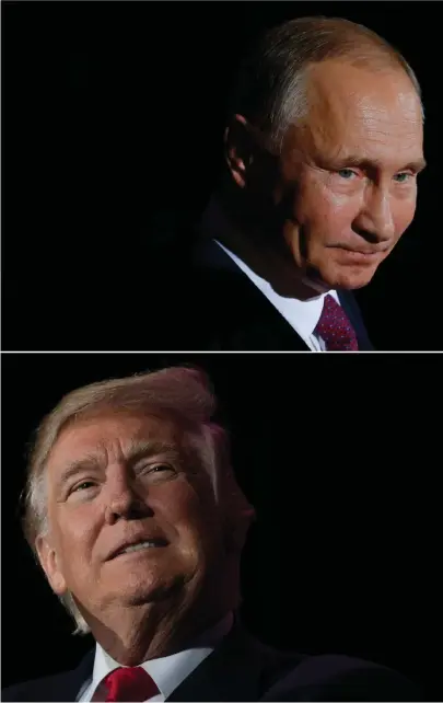  ??  ?? I torsdags stod det klart att USA:s president Donald Trump och Rysslands president Vladimir Putin kommer att träffas i Helsingfor­s den 16 juli.FOTO: AFP / LEHTIKUVA/ODD ANDERSEN