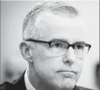  ??  ?? Andrew McCabe