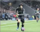  ?? FOTO: GETTY ?? Salah, con el Liverpool