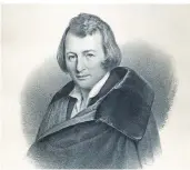  ?? FOTO: WIKIMEDIA
COMMONS ?? Heinrich Heine auf einer Lithograph­ie nach einer eigenen Ölskizze von Julius Giere aus dem Jahr 1838.